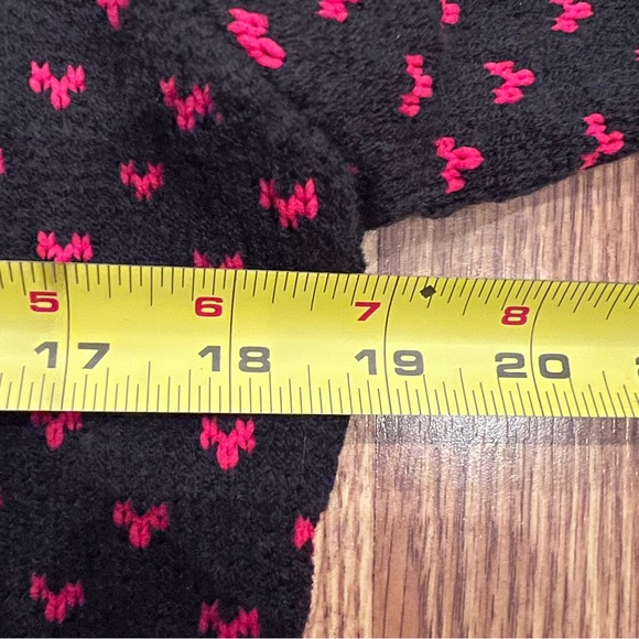 Pistola Coco Sweater Amour Red Heart Jacquard Knit Puff Sleeve Size M - Picture 7 of 8